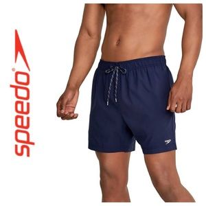 NWT Navy “Redondo Edge Volley” Hybrid Swim Trunks  { Speedo }